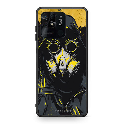 4 - Xiaomi Redmi 10C Mask PopArt case, cover, bumper