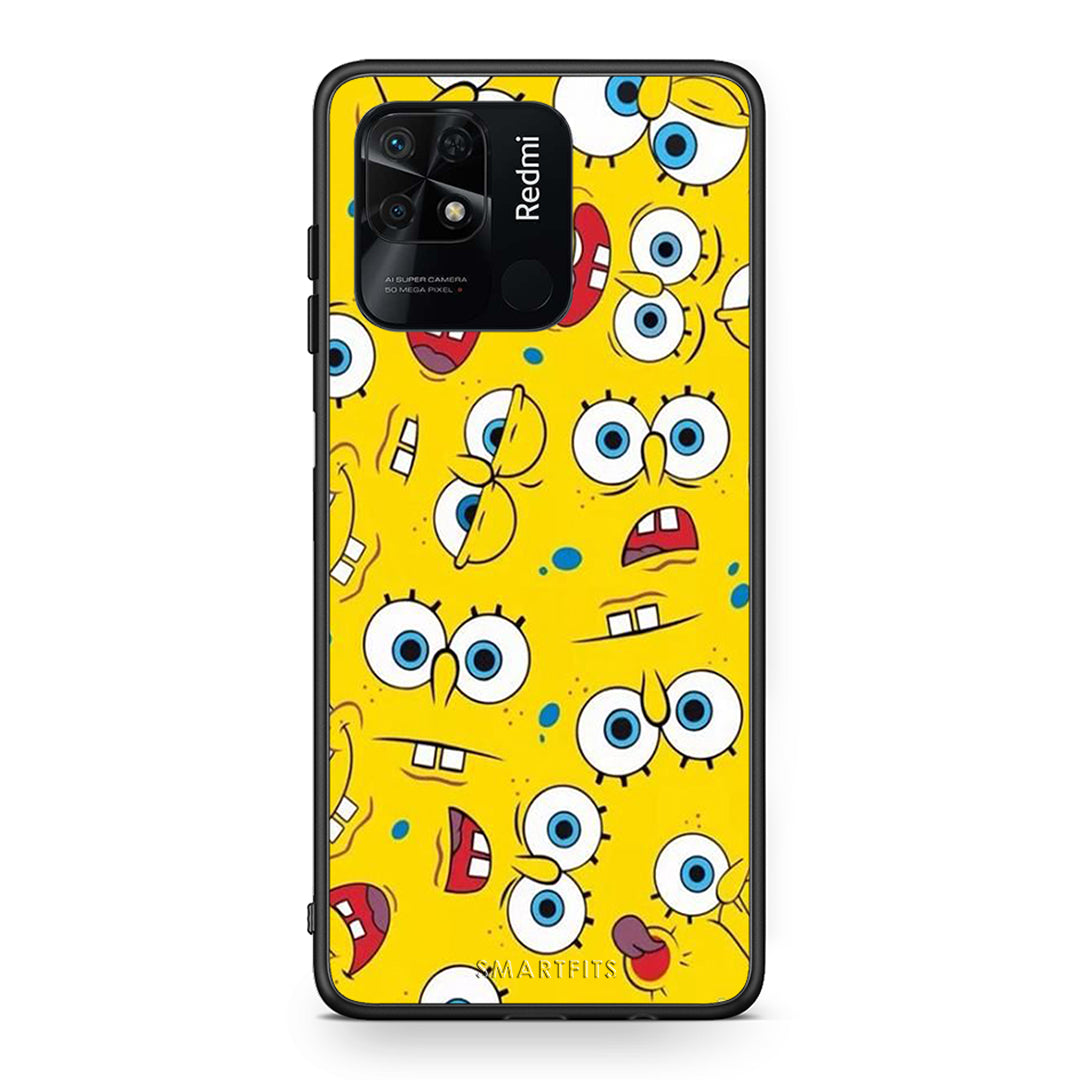 4 - Xiaomi Redmi 10C Sponge PopArt case, cover, bumper