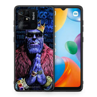 Thumbnail for Θήκη Xiaomi Redmi 10C Thanos PopArt από τη Smartfits με σχέδιο στο πίσω μέρος και μαύρο περίβλημα | Xiaomi Redmi 10C Thanos PopArt case with colorful back and black bezels