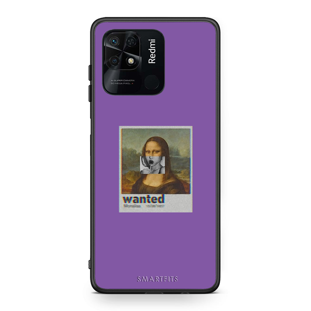 4 - Xiaomi Redmi 10C Monalisa Popart case, cover, bumper