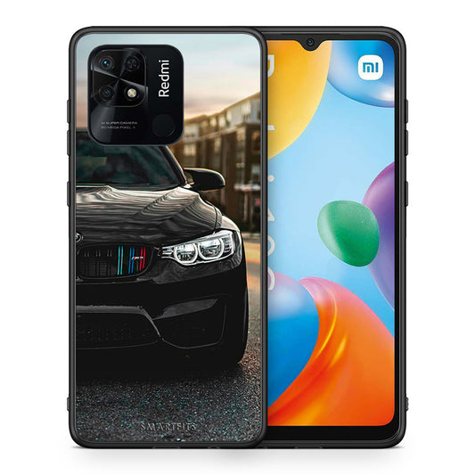 Θήκη Xiaomi Redmi 10C M3 Racing από τη Smartfits με σχέδιο στο πίσω μέρος και μαύρο περίβλημα | Xiaomi Redmi 10C M3 Racing case with colorful back and black bezels