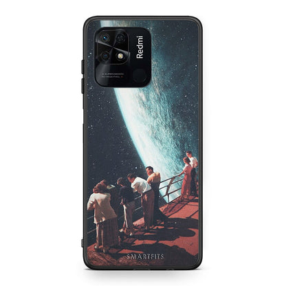 Xiaomi Redmi 10C Surreal View θήκη από τη Smartfits με σχέδιο στο πίσω μέρος και μαύρο περίβλημα | Smartphone case with colorful back and black bezels by Smartfits