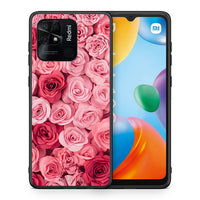 Thumbnail for Θήκη Xiaomi Redmi 10C RoseGarden Valentine από τη Smartfits με σχέδιο στο πίσω μέρος και μαύρο περίβλημα | Xiaomi Redmi 10C RoseGarden Valentine case with colorful back and black bezels