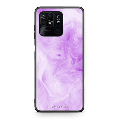 99 - Xiaomi Redmi 10C Watercolor Lavender case, cover, bumper