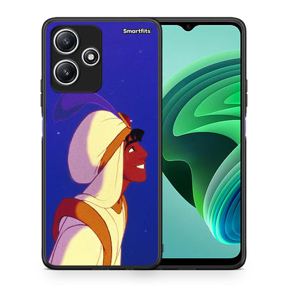 Θήκη Xiaomi Redmi 12 5G Alladin And Jasmine Love 1 από τη Smartfits με σχέδιο στο πίσω μέρος και μαύρο περίβλημα | Xiaomi Redmi 12 5G Alladin And Jasmine Love 1 case with colorful back and black bezels