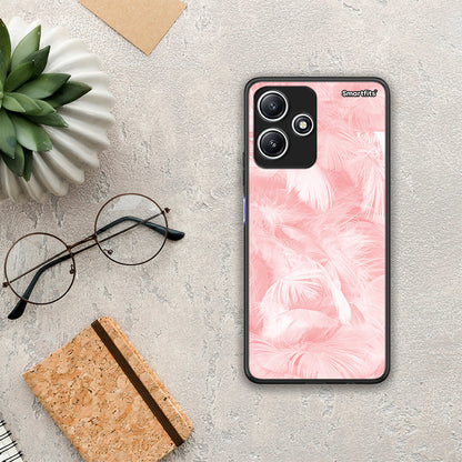 Boho Pink Feather - Xiaomi Redmi 12 5G θήκη