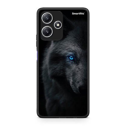 Xiaomi Redmi 12 5G Dark Wolf θήκη από τη Smartfits με σχέδιο στο πίσω μέρος και μαύρο περίβλημα | Smartphone case with colorful back and black bezels by Smartfits