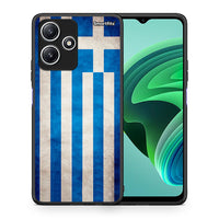 Thumbnail for Θήκη Xiaomi Redmi 12 5G Greek Flag από τη Smartfits με σχέδιο στο πίσω μέρος και μαύρο περίβλημα | Xiaomi Redmi 12 5G Greek Flag case with colorful back and black bezels