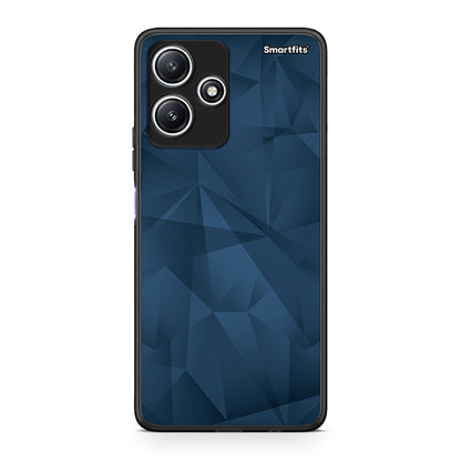 39 - Xiaomi Redmi 12 5G Blue Abstract Geometric case, cover, bumper