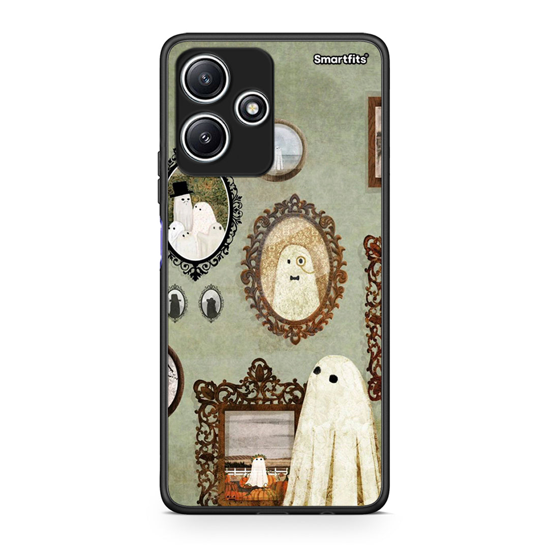 Xiaomi Redmi 12 5G Halloween Ghost Season Θήκη από τη Smartfits με σχέδιο στο πίσω μέρος και μαύρο περίβλημα | Smartphone case with colorful back and black bezels by Smartfits