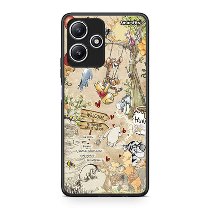 Xiaomi Redmi 12 5G Happy Friends θήκη από τη Smartfits με σχέδιο στο πίσω μέρος και μαύρο περίβλημα | Smartphone case with colorful back and black bezels by Smartfits