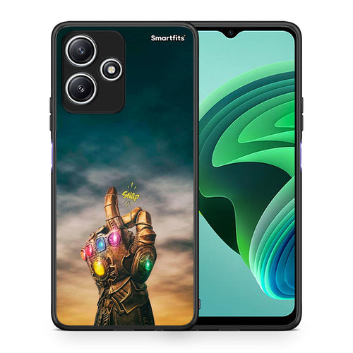 Θήκη Xiaomi Redmi 12 5G Infinity Snap από τη Smartfits με σχέδιο στο πίσω μέρος και μαύρο περίβλημα | Xiaomi Redmi 12 5G Infinity Snap case with colorful back and black bezels