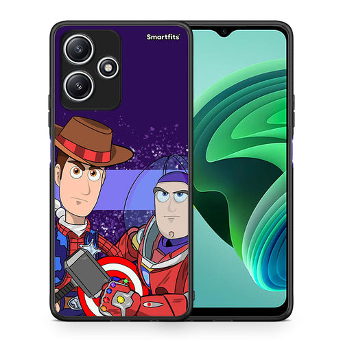 Θήκη Xiaomi Redmi 12 5G Infinity Story από τη Smartfits με σχέδιο στο πίσω μέρος και μαύρο περίβλημα | Xiaomi Redmi 12 5G Infinity Story case with colorful back and black bezels
