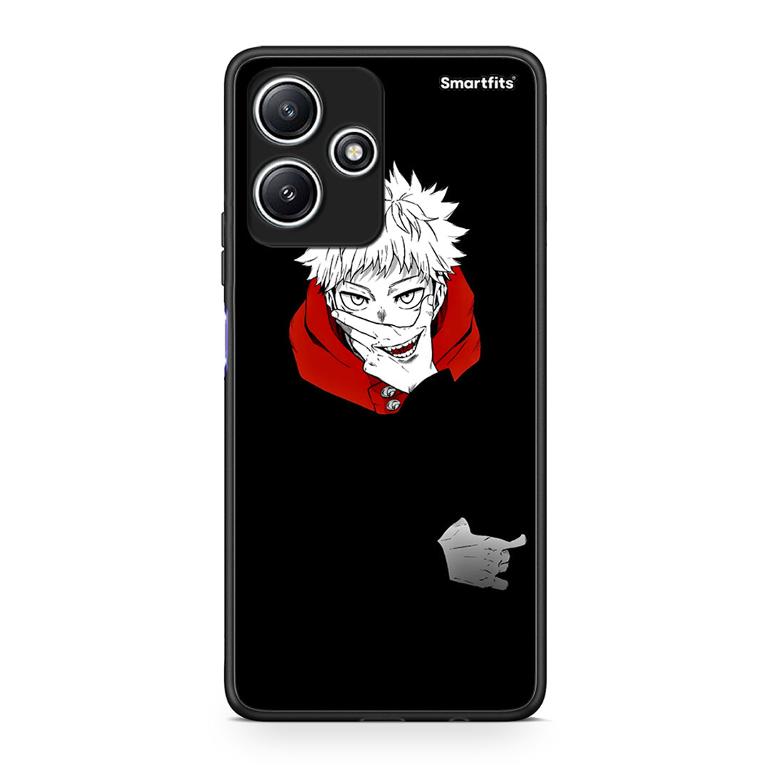 Xiaomi Redmi 12 5G Itadori Anime θήκη από τη Smartfits με σχέδιο στο πίσω μέρος και μαύρο περίβλημα | Smartphone case with colorful back and black bezels by Smartfits