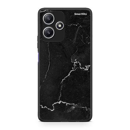 Xiaomi Redmi 12 5G Marble Black θήκη από τη Smartfits με σχέδιο στο πίσω μέρος και μαύρο περίβλημα | Smartphone case with colorful back and black bezels by Smartfits