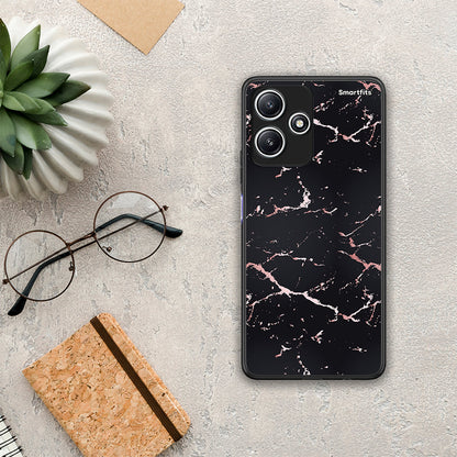 Marble Black Rosegold - Xiaomi Redmi 12 5G θήκη