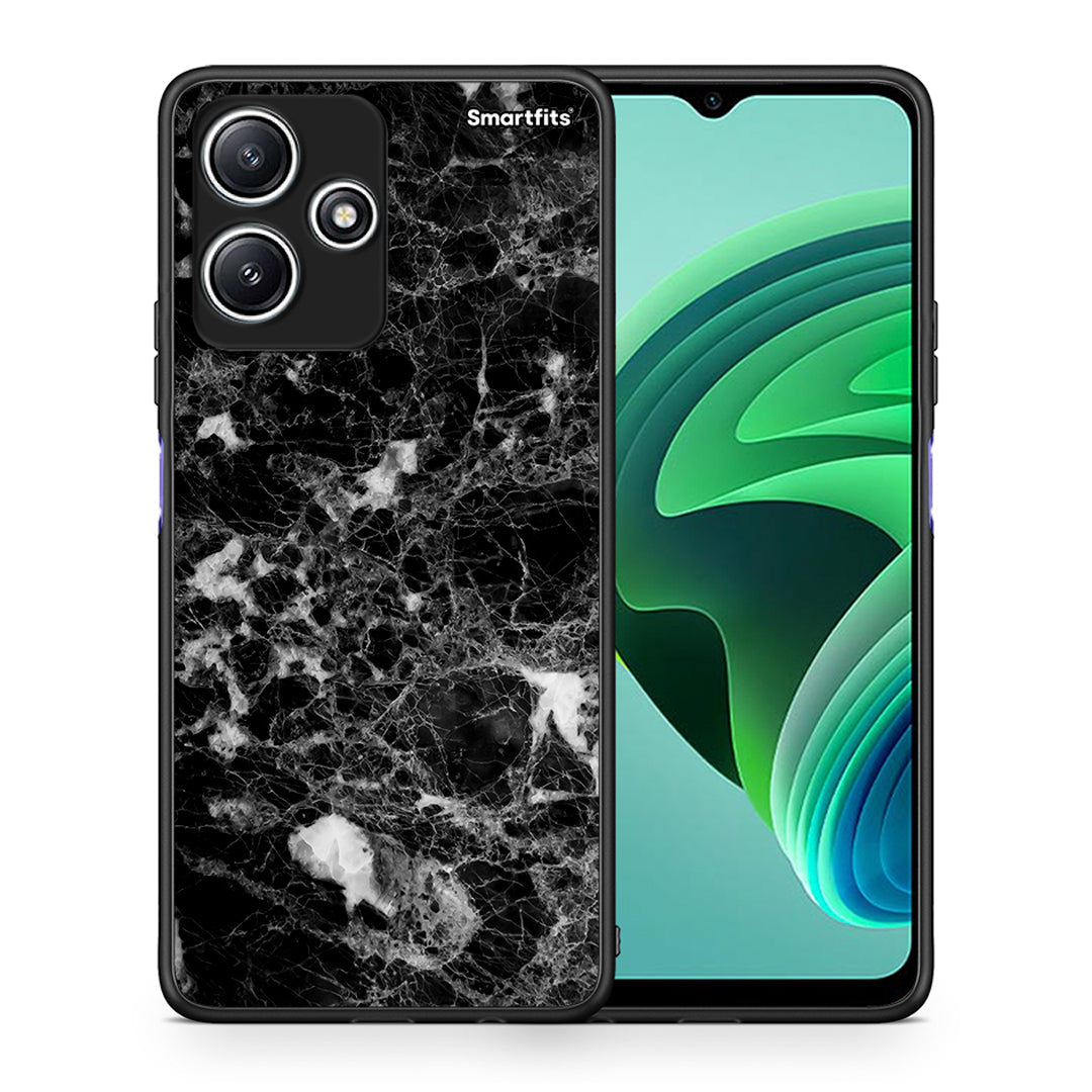 Θήκη Xiaomi Redmi 12 5G Male Marble από τη Smartfits με σχέδιο στο πίσω μέρος και μαύρο περίβλημα | Xiaomi Redmi 12 5G Male Marble case with colorful back and black bezels