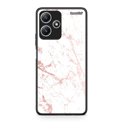 116 - Xiaomi Redmi 12 5G Pink Splash Marble case, cover, bumper