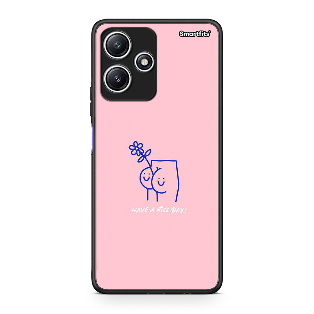 Xiaomi Redmi 12 5G Nice Day θήκη από τη Smartfits με σχέδιο στο πίσω μέρος και μαύρο περίβλημα | Smartphone case with colorful back and black bezels by Smartfits