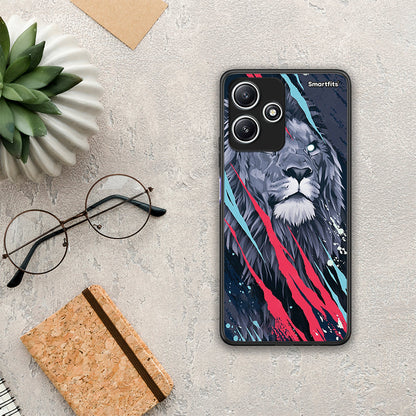 PopArt Lion Designer - Xiaomi Redmi 12 5G θήκη