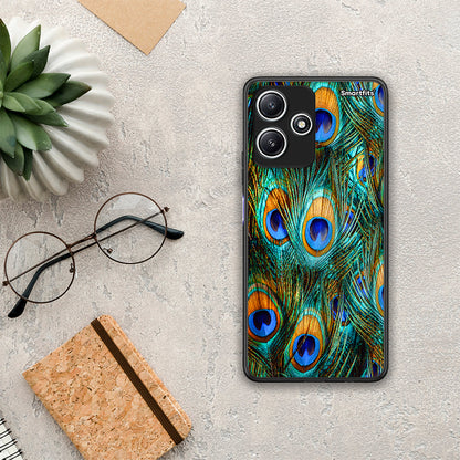 Real Peacock Feathers - Xiaomi Redmi 12 5G θήκη