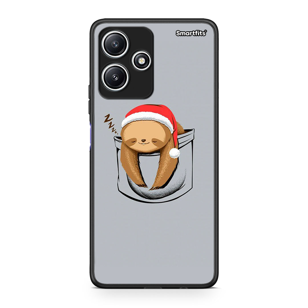 Xiaomi Redmi 12 5G Xmas Zzzz θήκη από τη Smartfits με σχέδιο στο πίσω μέρος και μαύρο περίβλημα | Smartphone case with colorful back and black bezels by Smartfits