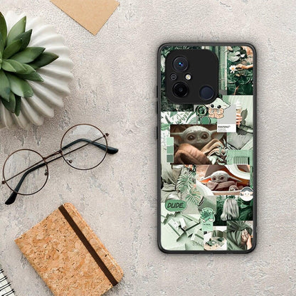 Θήκη Xiaomi Redmi 12C Collage Dude από τη Smartfits με σχέδιο στο πίσω μέρος και μαύρο περίβλημα | Xiaomi Redmi 12C Collage Dude Case with Colorful Back and Black Bezels