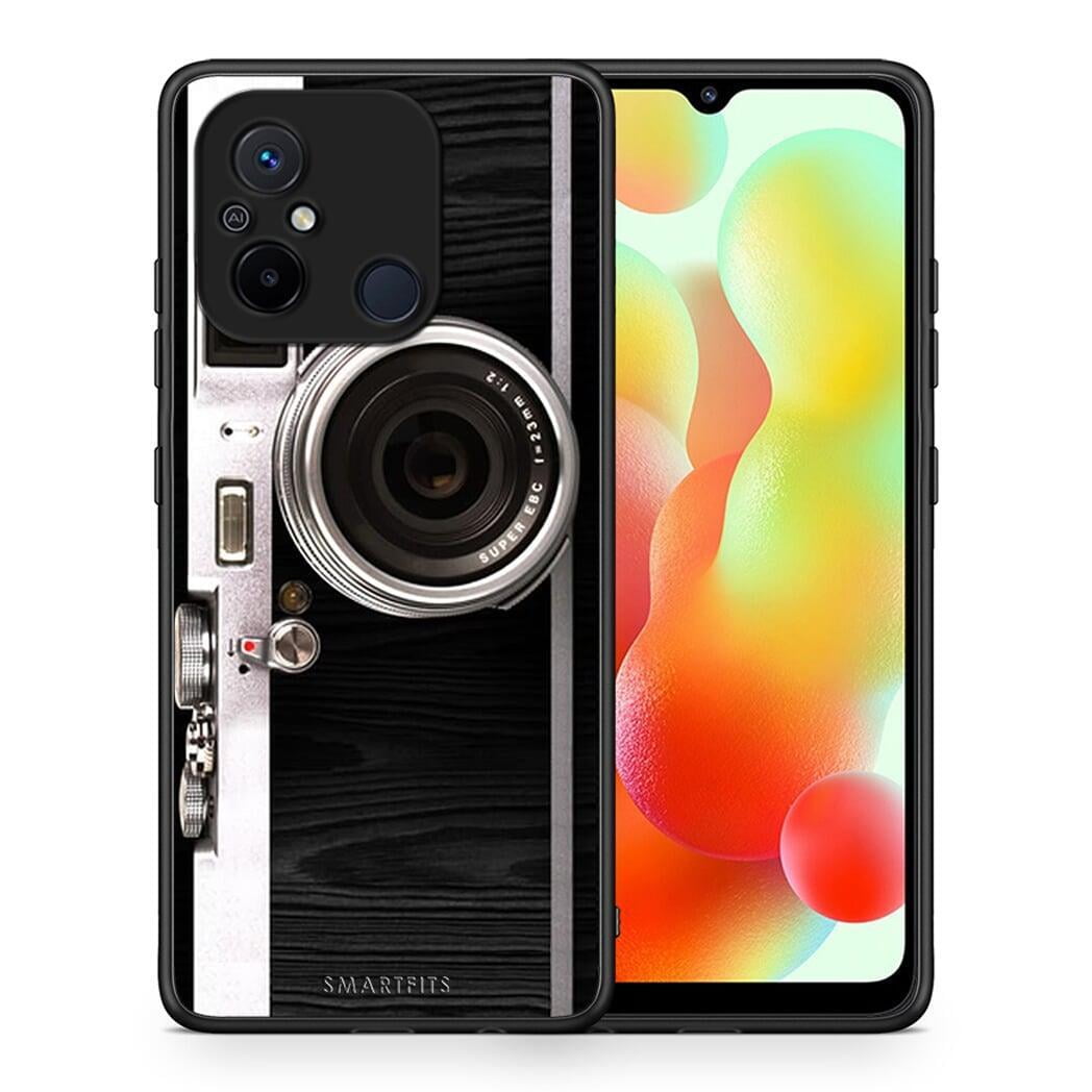 Θήκη Xiaomi Redmi 12C Emily In Paris από τη Smartfits με σχέδιο στο πίσω μέρος και μαύρο περίβλημα | Xiaomi Redmi 12C Emily In Paris Case with Colorful Back and Black Bezels