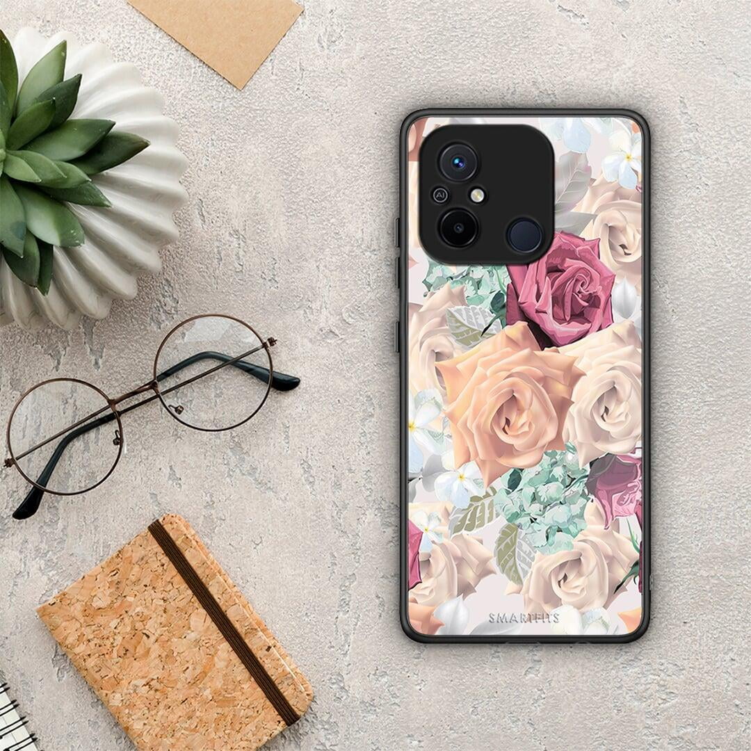 Θήκη Xiaomi Redmi 12C Floral Bouquet από τη Smartfits με σχέδιο στο πίσω μέρος και μαύρο περίβλημα | Xiaomi Redmi 12C Floral Bouquet Case with Colorful Back and Black Bezels