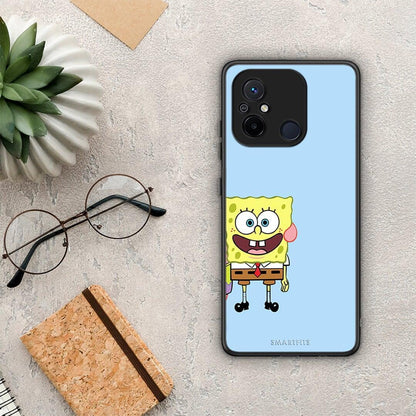 Θήκη Xiaomi Redmi 12C Friends Bob από τη Smartfits με σχέδιο στο πίσω μέρος και μαύρο περίβλημα | Xiaomi Redmi 12C Friends Bob Case with Colorful Back and Black Bezels