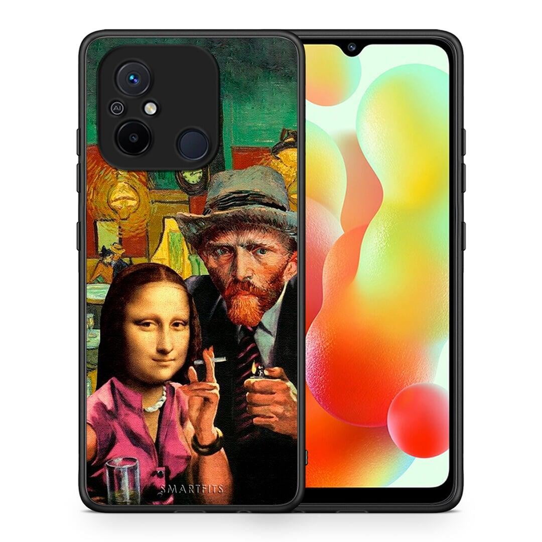 Θήκη Xiaomi Redmi 12C Funny Art από τη Smartfits με σχέδιο στο πίσω μέρος και μαύρο περίβλημα | Xiaomi Redmi 12C Funny Art Case with Colorful Back and Black Bezels