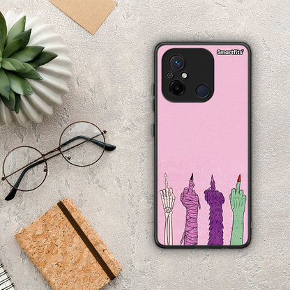 Θήκη Xiaomi Redmi 12C Halloween Be A Lady από τη Smartfits με σχέδιο στο πίσω μέρος και μαύρο περίβλημα | Xiaomi Redmi 12C Halloween Be A Lady Case with Colorful Back and Black Bezels