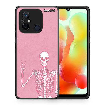 Θήκη Xiaomi Redmi 12C Halloween Motivation από τη Smartfits με σχέδιο στο πίσω μέρος και μαύρο περίβλημα | Xiaomi Redmi 12C Halloween Motivation Case with Colorful Back and Black Bezels