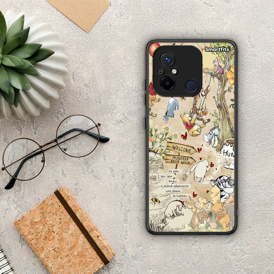 Θήκη Xiaomi Redmi 12C Happy Friends από τη Smartfits με σχέδιο στο πίσω μέρος και μαύρο περίβλημα | Xiaomi Redmi 12C Happy Friends Case with Colorful Back and Black Bezels