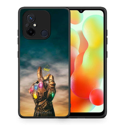 Θήκη Xiaomi Redmi 12C Infinity Snap από τη Smartfits με σχέδιο στο πίσω μέρος και μαύρο περίβλημα | Xiaomi Redmi 12C Infinity Snap Case with Colorful Back and Black Bezels