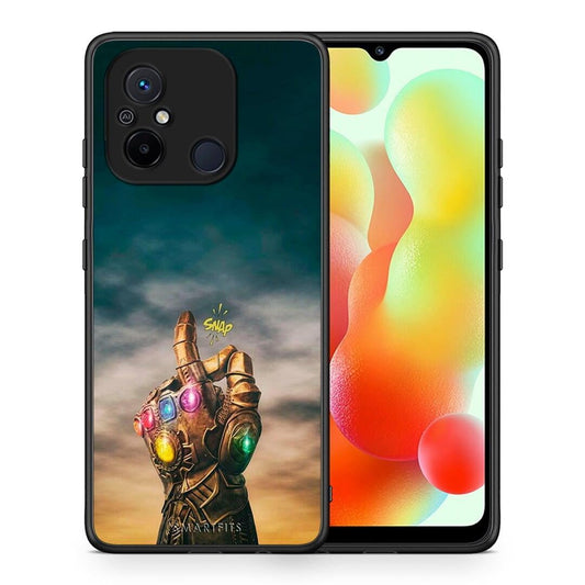 Θήκη Xiaomi Redmi 12C Infinity Snap από τη Smartfits με σχέδιο στο πίσω μέρος και μαύρο περίβλημα | Xiaomi Redmi 12C Infinity Snap Case with Colorful Back and Black Bezels