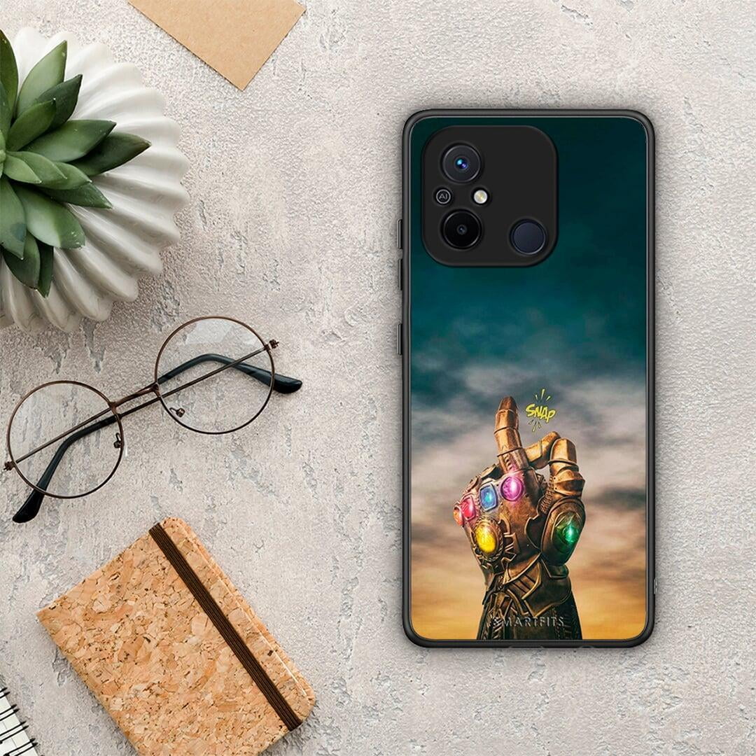 Θήκη Xiaomi Redmi 12C Infinity Snap από τη Smartfits με σχέδιο στο πίσω μέρος και μαύρο περίβλημα | Xiaomi Redmi 12C Infinity Snap Case with Colorful Back and Black Bezels