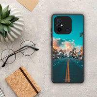 Thumbnail for Θήκη Xiaomi Redmi 12C Landscape City από τη Smartfits με σχέδιο στο πίσω μέρος και μαύρο περίβλημα | Xiaomi Redmi 12C Landscape City Case with Colorful Back and Black Bezels