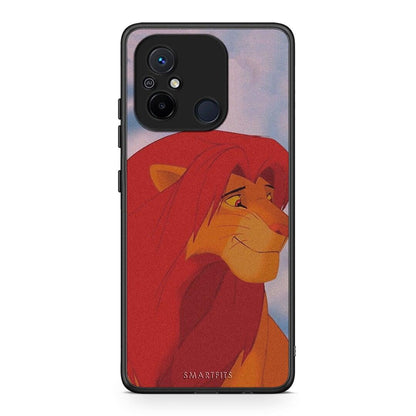 Θήκη Xiaomi Redmi 12C Lion Love 1 από τη Smartfits με σχέδιο στο πίσω μέρος και μαύρο περίβλημα | Xiaomi Redmi 12C Lion Love 1 Case with Colorful Back and Black Bezels