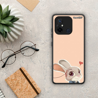 Θήκη Xiaomi Redmi 12C Nick Wilde And Judy Hopps Love 2 από τη Smartfits με σχέδιο στο πίσω μέρος και μαύρο περίβλημα | Xiaomi Redmi 12C Nick Wilde And Judy Hopps Love 2 Case with Colorful Back and Black Bezels