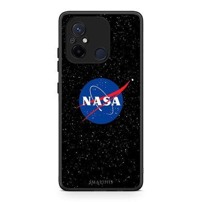 Θήκη Xiaomi Redmi 12C PopArt NASA από τη Smartfits με σχέδιο στο πίσω μέρος και μαύρο περίβλημα | Xiaomi Redmi 12C PopArt NASA Case with Colorful Back and Black Bezels