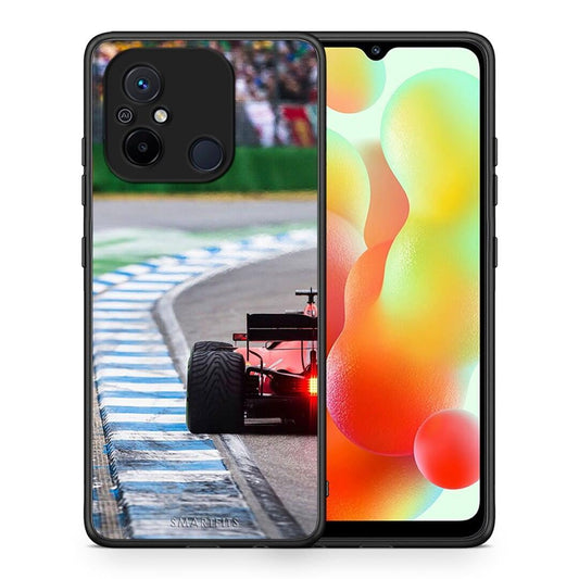 Θήκη Xiaomi Redmi 12C Racing Vibes από τη Smartfits με σχέδιο στο πίσω μέρος και μαύρο περίβλημα | Xiaomi Redmi 12C Racing Vibes Case with Colorful Back and Black Bezels