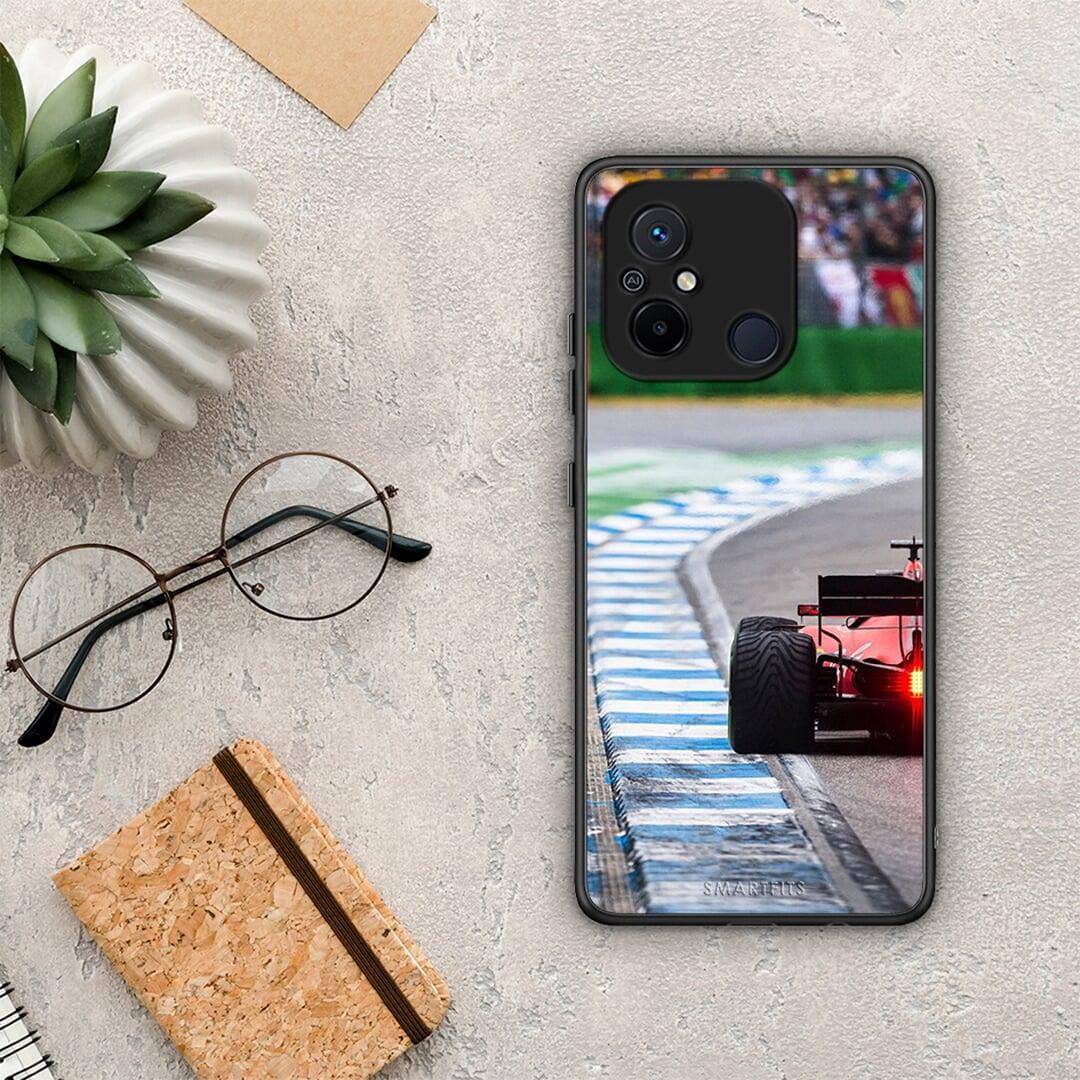 Θήκη Xiaomi Redmi 12C Racing Vibes από τη Smartfits με σχέδιο στο πίσω μέρος και μαύρο περίβλημα | Xiaomi Redmi 12C Racing Vibes Case with Colorful Back and Black Bezels