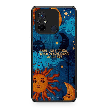 Θήκη Xiaomi Redmi 12C Screaming Sky από τη Smartfits με σχέδιο στο πίσω μέρος και μαύρο περίβλημα | Xiaomi Redmi 12C Screaming Sky Case with Colorful Back and Black Bezels