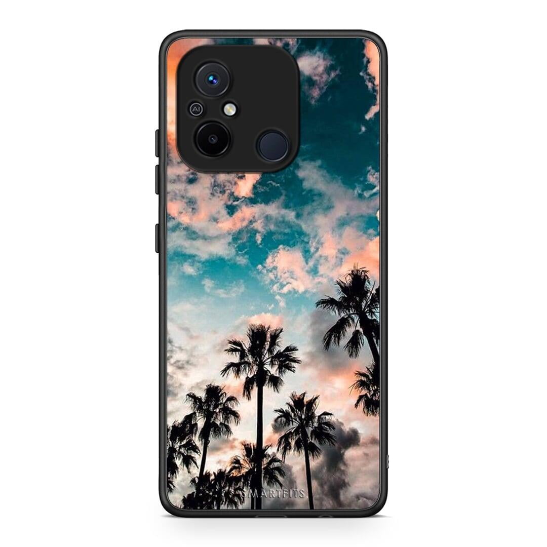 Θήκη Xiaomi Redmi 12C Summer Sky από τη Smartfits με σχέδιο στο πίσω μέρος και μαύρο περίβλημα | Xiaomi Redmi 12C Summer Sky Case with Colorful Back and Black Bezels