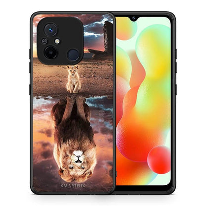 Θήκη Xiaomi Redmi 12C Sunset Dreams από τη Smartfits με σχέδιο στο πίσω μέρος και μαύρο περίβλημα | Xiaomi Redmi 12C Sunset Dreams Case with Colorful Back and Black Bezels