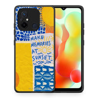 Thumbnail for Θήκη Xiaomi Redmi 12C Sunset Memories από τη Smartfits με σχέδιο στο πίσω μέρος και μαύρο περίβλημα | Xiaomi Redmi 12C Sunset Memories Case with Colorful Back and Black Bezels