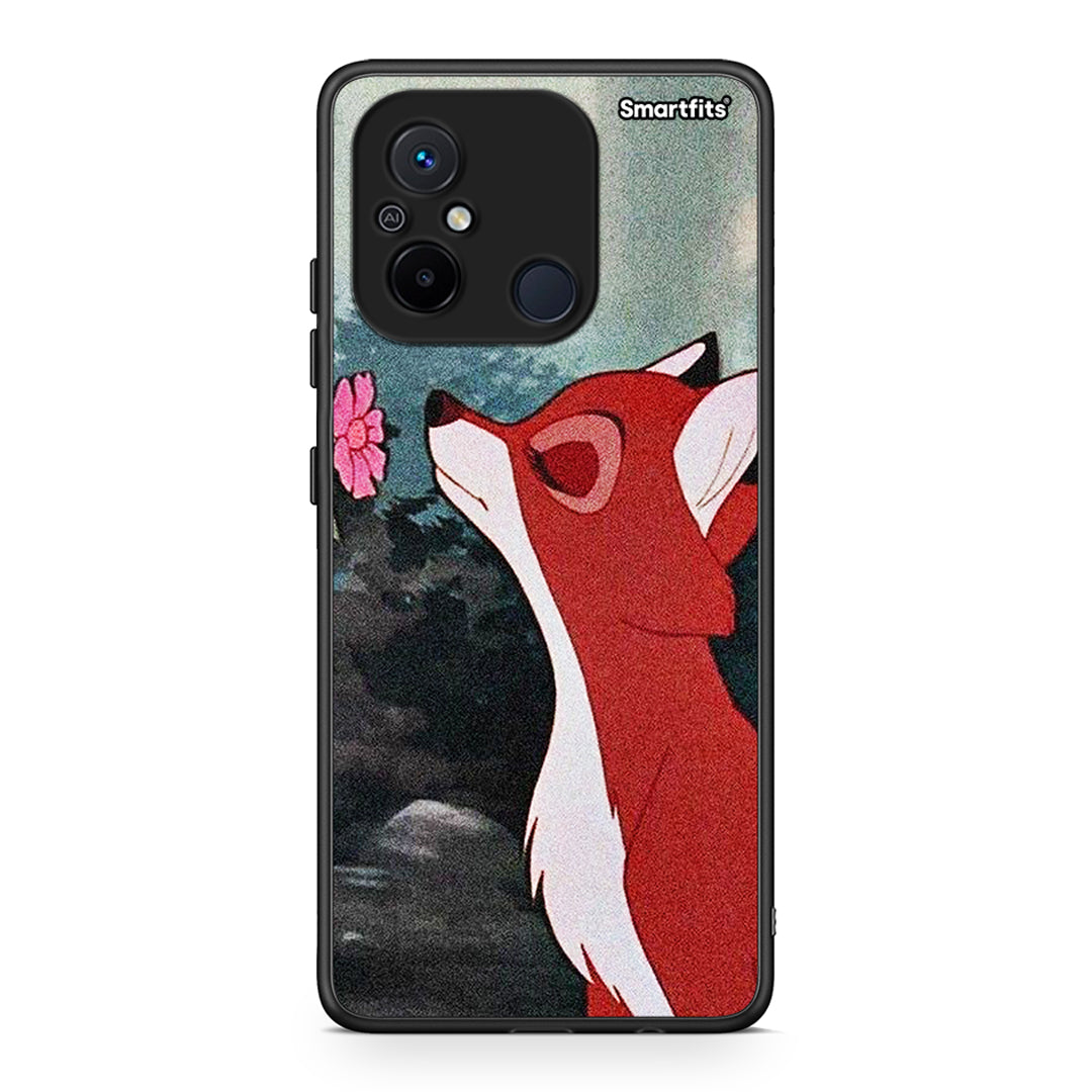 Θήκη Xiaomi Redmi 12C Tod And Vixey Love 2 από τη Smartfits με σχέδιο στο πίσω μέρος και μαύρο περίβλημα | Xiaomi Redmi 12C Tod And Vixey Love 2 Case with Colorful Back and Black Bezels