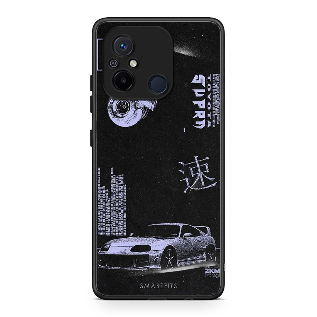 Θήκη Xiaomi Redmi 12C Tokyo Drift από τη Smartfits με σχέδιο στο πίσω μέρος και μαύρο περίβλημα | Xiaomi Redmi 12C Tokyo Drift Case with Colorful Back and Black Bezels