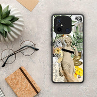 Thumbnail for Θήκη Xiaomi Redmi 12C Woman Statue από τη Smartfits με σχέδιο στο πίσω μέρος και μαύρο περίβλημα | Xiaomi Redmi 12C Woman Statue Case with Colorful Back and Black Bezels